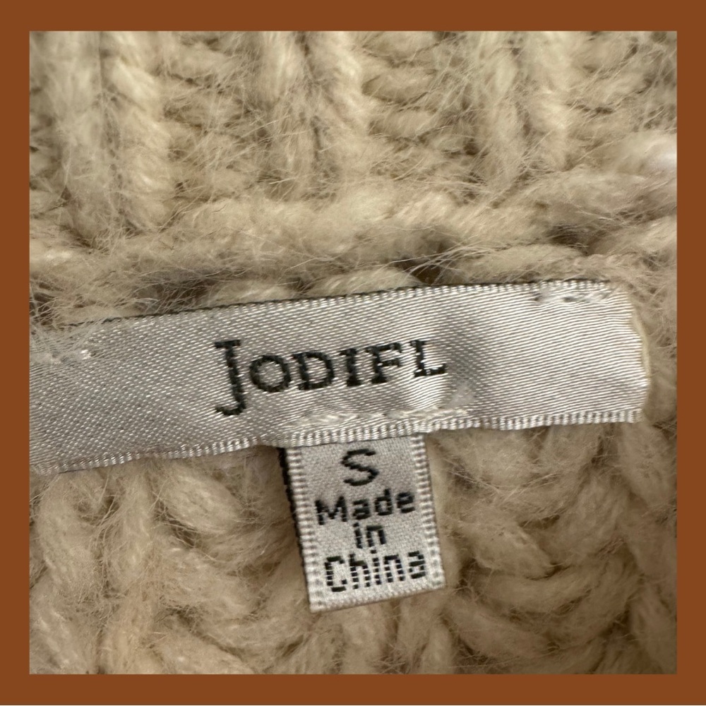 Jodifl Cream and Black Striped Sweater - Picture 5 of 5